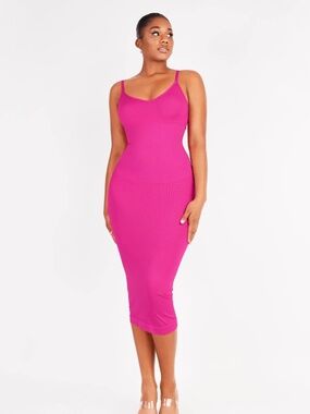 Hot Pink Shapewear Dress (Size M/L)